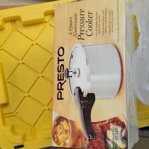 Presto 4 Quart Aluminum Pressure Cooker